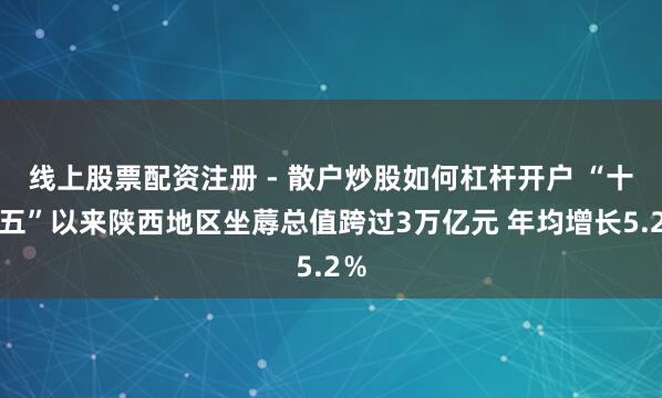 线上股票配资注册 - 散户炒股如何杠杆开户 “十四五”以来陕西地区坐蓐总值跨过3万亿元 年均增长5.2％